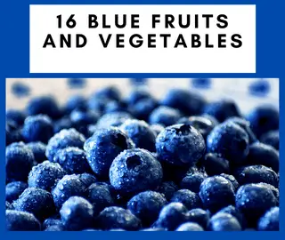 Blue Fruits And Vegetables