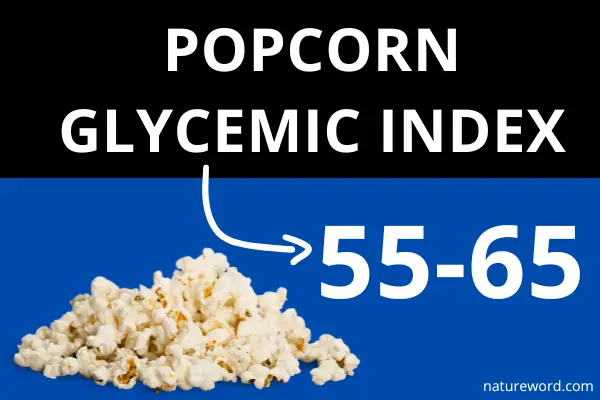 Popcorn glycemic index value