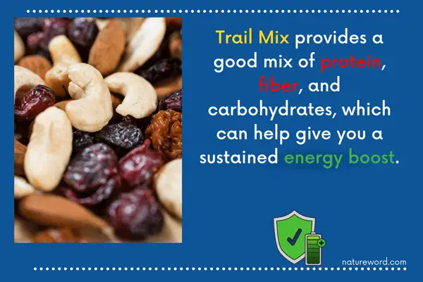 Trail Mix help to boost energy
