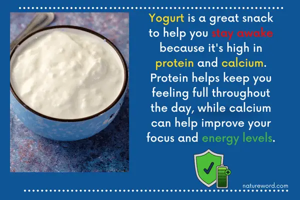 Yogurt help to boost energy