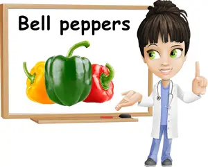 Bell peppers benefits