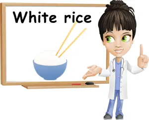 White rice benefits