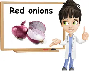 Red onion benefits
