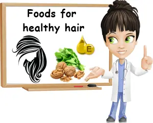 Foods for damaged hair