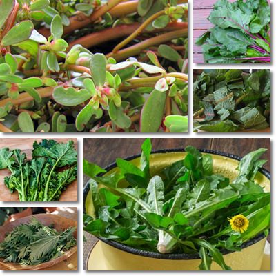 Healthy leafy vegetables