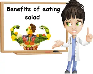 Benefits of eating salad