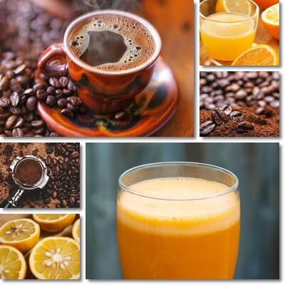 Orange juice or coffee