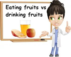 Eating fruits vs drinking fruits