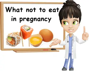 What not to eat in pregnancy