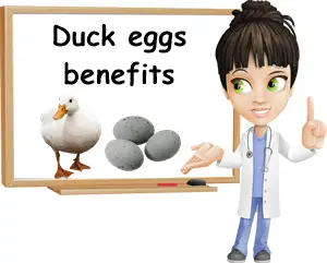 Duck eggs benefits