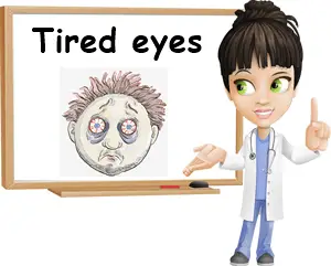 Tired eyes