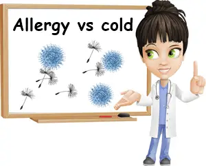 Allergy vs cold