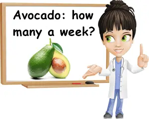 Avocado how many a week