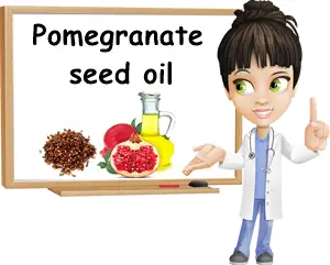 Pomegranate seed oil uses