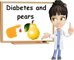 Diabetes and pears