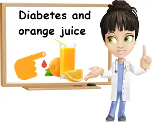 Diabetes orange juice