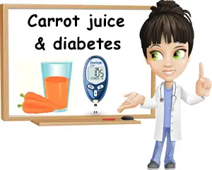 Carrot juice diabetes