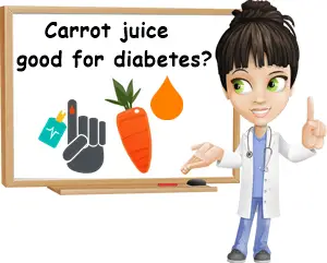 Carrot juice good for diabetes