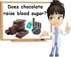 Chocolate raises blood sugar