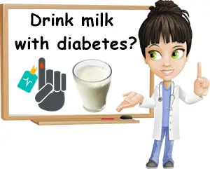 Drink milk with diabetes