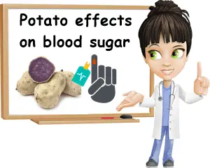 Lower potato blood sugar effects