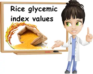 Rice glycemic index