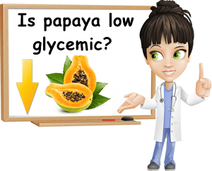 Papaya low glycemic