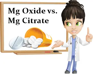 Magnesium oxide vs citrate absorption