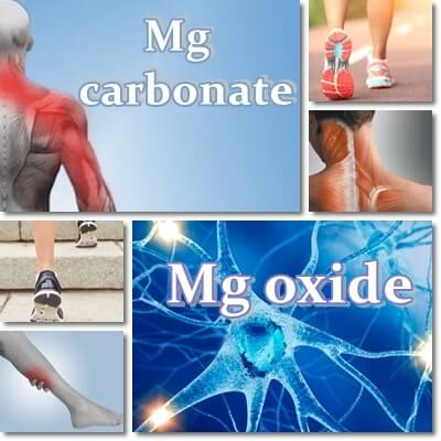 Magnesium carbonate versus oxide