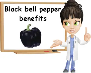 Black bell pepper benefits