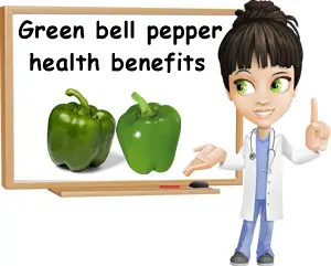 Green bell pepper benefits