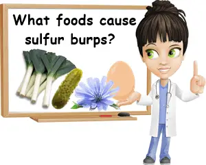 What foods cause sulfur burps
