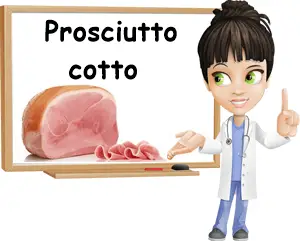 Prosciutto cotto ham