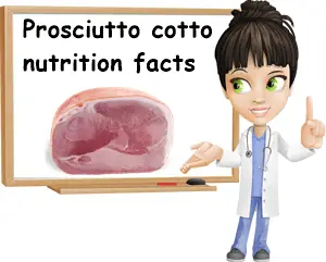 Prosciutto cotto nutrition