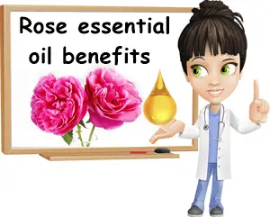 Rose essential oil benefits