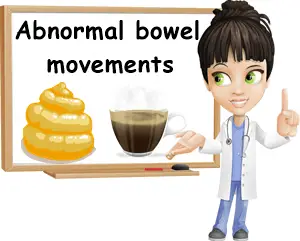 Abnormal bowel movements in adults