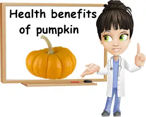 Health benefits of pumpkin