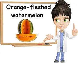 Orange watermelon