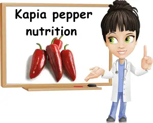 Kapia pepper nutrition