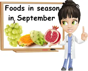 Foods in season in September
