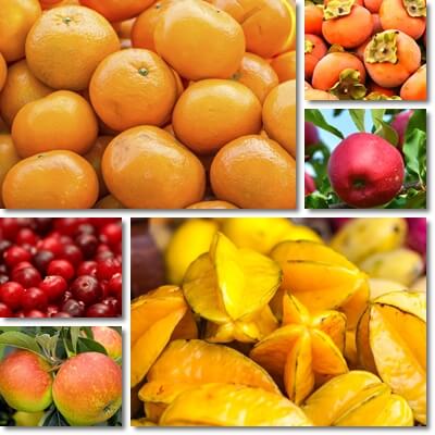 December fruits and vegetables