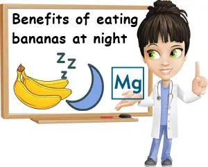 Bananas benefits at night