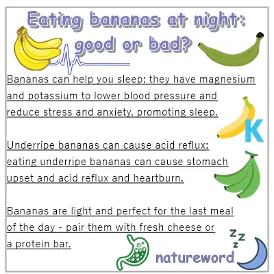 Bananas eating at night