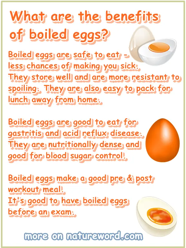 Boiled eggs benefits