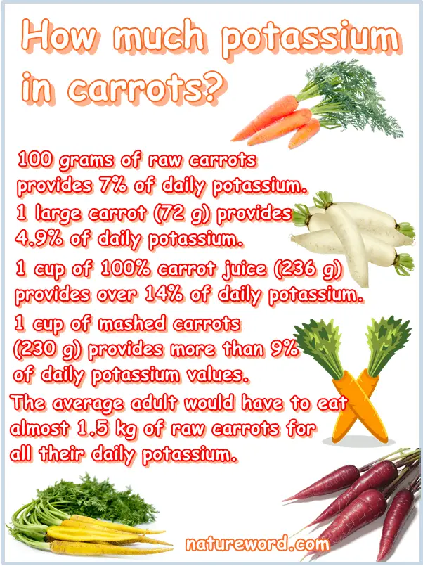 Carrots potassium