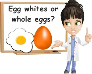 Egg whites or whole eggs