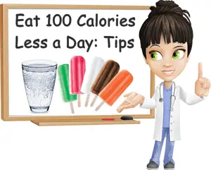 How to eat 100 calories less a day
