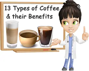 Types of coffee drinks benefits