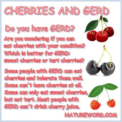 Cherries GERD
