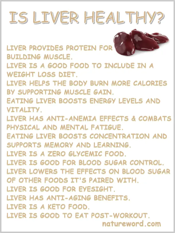 Liver health benefits